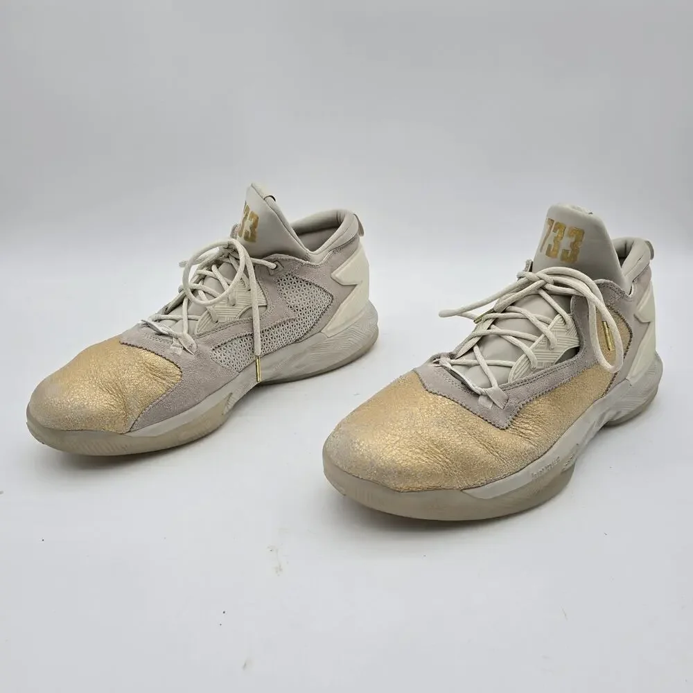 Adidas Damian D Lillard Mens 15 Gold 2 BHM Black History Jesse Owens AQ7959